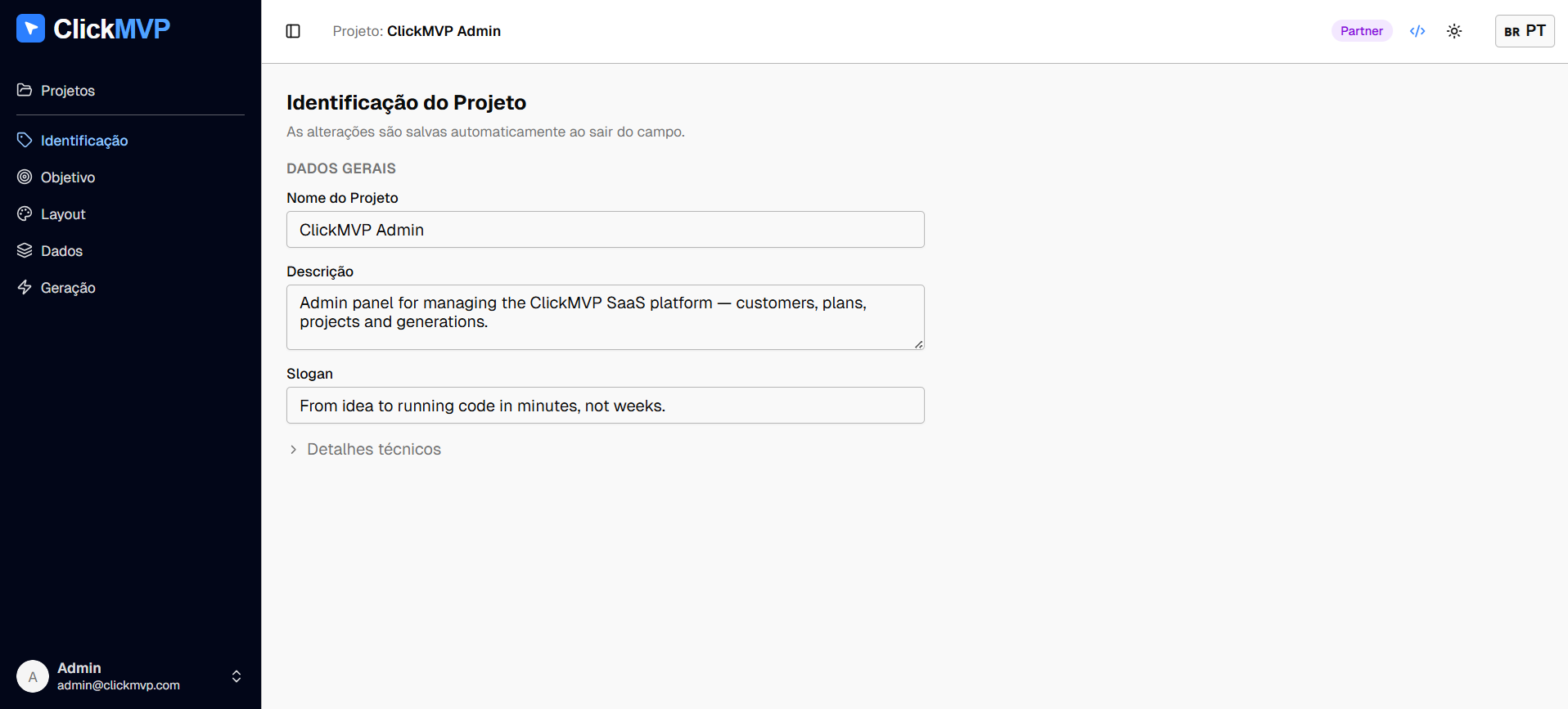 Create Project
